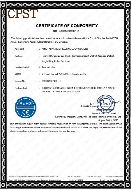 Raw material inspection Raw material inspection